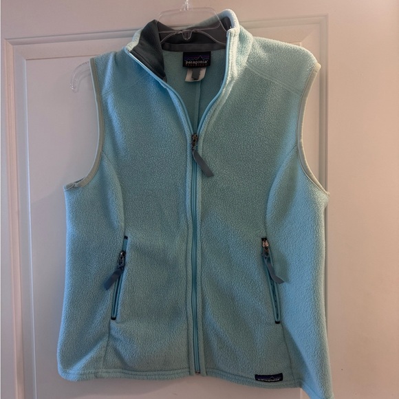 Patagonia Women's Large Sky Blue Fleece Vest - Picture 2 of 3